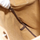 Salvatore Ferragamo Shoulder Bag Canvas Beige Silver Auth ar14005-18