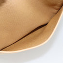 Salvatore Ferragamo Shoulder Bag Canvas Beige Silver Auth ar14005-19
