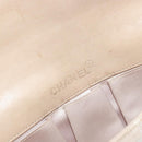 CHANEL New Travel Line Chain Shoulder Bag Canvas Beige Silver CC Auth ar14011SAV-17