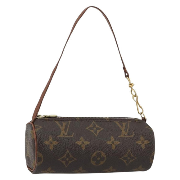 LOUIS VUITTON Monogram Papillon Pouch LV Auth ar14013