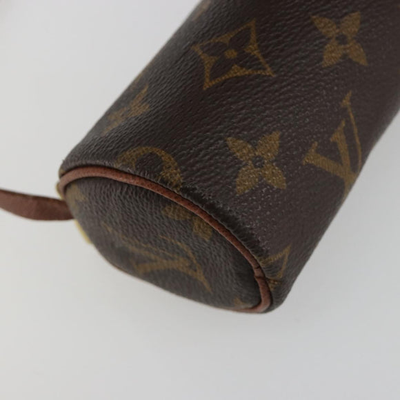 LOUIS VUITTON Monogram Papillon Pouch LV Auth ar14013