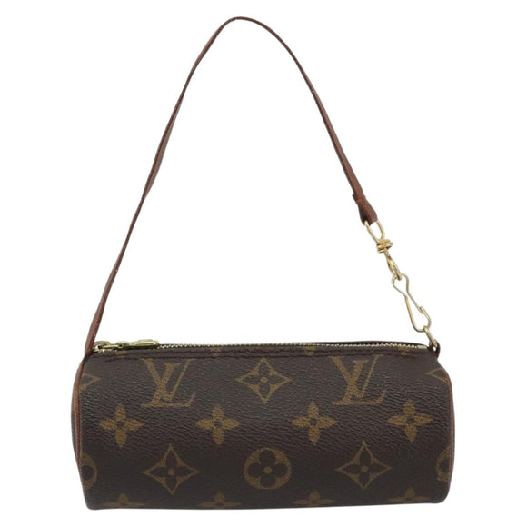 LOUIS VUITTON Monogram Papillon Pouch LV Auth ar14013