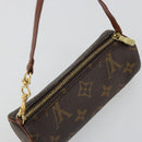 LOUIS VUITTON Monogram Papillon Pouch LV Auth ar14013-6