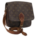 LOUIS VUITTON Monogram Cartouchiere MM Shoulder Bag M51253 LV Auth ar14014-1