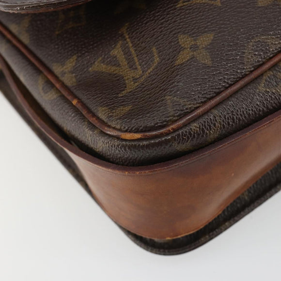LOUIS VUITTON Monogram Cartouchiere MM Shoulder Bag M51253 LV Auth ar14014