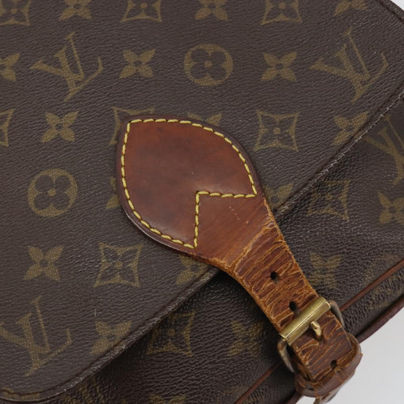 LOUIS VUITTON Monogram Cartouchiere MM Shoulder Bag M51253 LV Auth ar14014