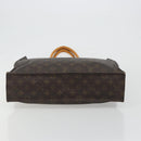 LOUIS VUITTON Monogram Sac Plat Hand Bag M51140 LV Auth ar14015-5