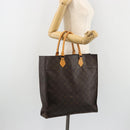 LOUIS VUITTON Monogram Sac Plat Hand Bag M51140 LV Auth ar14015-22