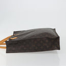 LOUIS VUITTON Monogram Sac Plat Hand Bag M51140 LV Auth ar14015-4