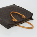LOUIS VUITTON Monogram Sac Plat Hand Bag M51140 LV Auth ar14015-6
