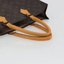 LOUIS VUITTON Monogram Sac Plat Hand Bag M51140 LV Auth ar14015-7