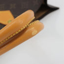 LOUIS VUITTON Monogram Sac Plat Hand Bag M51140 LV Auth ar14015-8