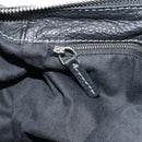 Chloe Paddington Hand Bag Leather Black Gold Silver Auth ar14018SAM-27
