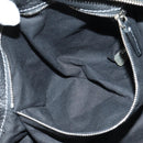 Chloe Paddington Hand Bag Leather Black Gold Silver Auth ar14018SAM-28