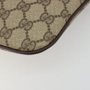 GUCCI GG Supreme Web Sherry Line Bag PVC Beige Gold 904 02 047 Auth ar14021-10