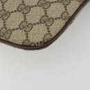 GUCCI GG Supreme Web Sherry Line Bag PVC Beige Gold 904 02 047 Auth ar14021-12