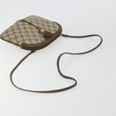GUCCI GG Supreme Web Sherry Line Bag PVC Beige Gold 904 02 047 Auth ar14021-7