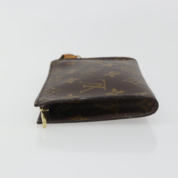 LOUIS VUITTON Monogram Bucket PM Accessory Pouch LV Auth ar14023