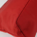PRADA Hand Bag Nylon Red Silver Auth ar14026-16
