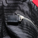 PRADA Hand Bag Nylon Red Silver Auth ar14026-21