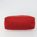 PRADA Hand Bag Nylon Red Silver Auth ar14026-5