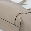 Chloe Tote Bag Leather Gray Gold Auth ar14027-12