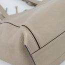 Chloe Tote Bag Leather Gray Gold Auth ar14027-13