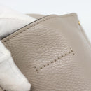 Chloe Tote Bag Leather Gray Gold Auth ar14027-14