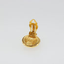 CHANEL Earring Metal Gold Tone CC Auth ar14032V-4