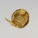 CHANEL Earring Metal Gold Tone CC Auth ar14032V-6