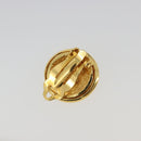 CHANEL Earring Metal Gold Tone CC Auth ar14032V-8