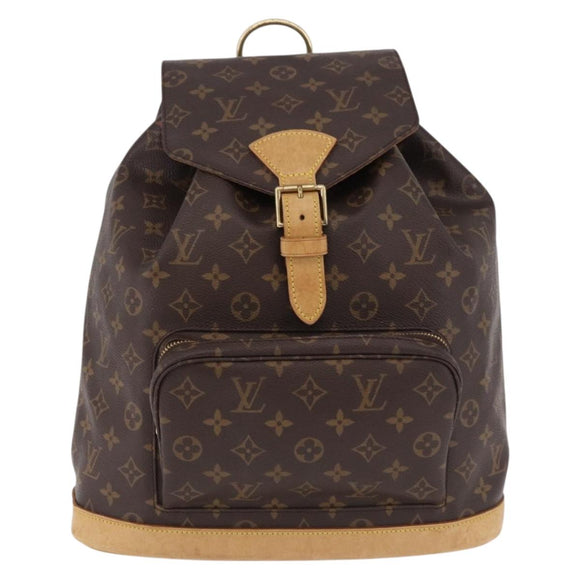LOUIS VUITTON Monogram Montsouris GM Backpack M51135 LV Auth ar14036A