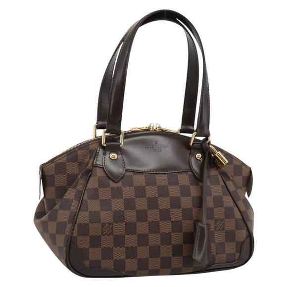 LOUIS VUITTON Damier Ebene Verona PM Hand Bag N41117 LV Auth ar14037V