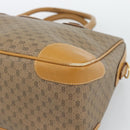 GUCCI Micro GG Hand Bag PVC Leather Beige Gold 002 084 0167 Auth ar14040-10