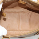 GUCCI Micro GG Hand Bag PVC Leather Beige Gold 002 084 0167 Auth ar14040-16