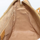 GUCCI Micro GG Hand Bag PVC Leather Beige Gold 002 084 0167 Auth ar14040-17