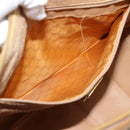 GUCCI Micro GG Hand Bag PVC Leather Beige Gold 002 084 0167 Auth ar14040-20