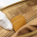 GUCCI Micro GG Hand Bag PVC Leather Beige Gold 002 084 0167 Auth ar14040-21