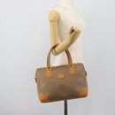 GUCCI Micro GG Hand Bag PVC Leather Beige Gold 002 084 0167 Auth ar14040-22