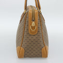 GUCCI Micro GG Hand Bag PVC Leather Beige Gold 002 084 0167 Auth ar14040-4