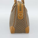 GUCCI Micro GG Hand Bag PVC Leather Beige Gold 002 084 0167 Auth ar14040-5