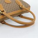 GUCCI Micro GG Hand Bag PVC Leather Beige Gold 002 084 0167 Auth ar14040-7