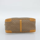 GUCCI Micro GG Hand Bag PVC Leather Beige Gold 002 084 0167 Auth ar14040-9