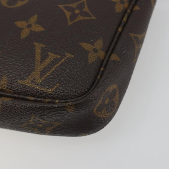 LOUIS VUITTON Monogram Pochette Accessoires Pouch M51980 LV Auth ar14041