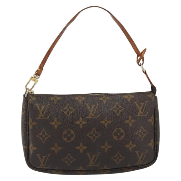LOUIS VUITTON Monogram Pochette Accessoires Pouch M51980 LV Auth ar14041