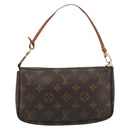 LOUIS VUITTON Monogram Pochette Accessoires Pouch M51980 LV Auth ar14041-3