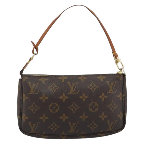 LOUIS VUITTON Monogram Pochette Accessoires Pouch M51980 LV Auth ar14041