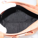 Salvatore Ferragamo Vala Hand Bag Suede Orange Auth ar14048-17
