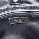 SAINT LAURENT Hand Bag Patent Black Gold 197699 Auth ar14049A-14