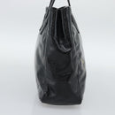 SAINT LAURENT Hand Bag Patent Black Gold 197699 Auth ar14049A-4